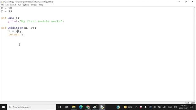 Computer Science Class XI (11) CBSE 2021-22 | #80 | Introduction to Python Modules Class 11