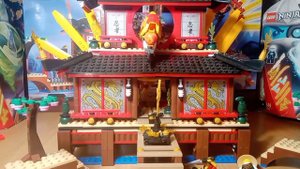 Обзор Лего Ниндзя 2507 Храм огня от фирмы LELE. Lego Ninjago