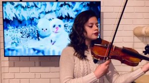 Snowman violin cover