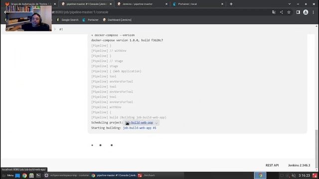 Vídeo 018.22 - Executando Testes para Microsserviços no Pipeline - Jenkins, Docker, Springboot Mave смотреть онлайн