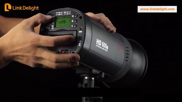 Jinbei HD 600V light 1/8000s Studio Flash unboxing and simple operation -- Linkdelight.com смотреть онлайн
