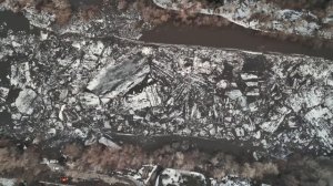 Ледоход, река Большой Кинель.