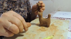 Мастер-класс по глиняной игрушке-котик
