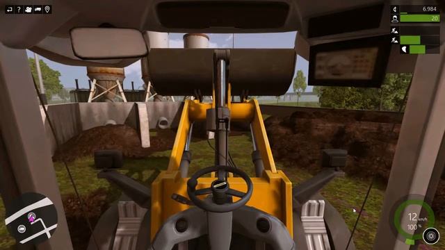Construction Simulator 2015     ОБУЧЕНИЕ ЧЕТВЁРТЫЙ УРОК ФРОНТАЛНЫЙ ПОГРУЗЧИК