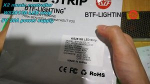 BTF-LIGHTING New Product Launch: X2 Music Controller, WS2811 and WS2813 LED strips