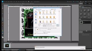 Photoshop Elements:Transparent Logo Overlays