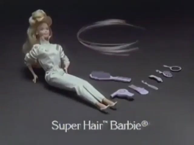 1986 Реклама Барби Маттел Супер Волосы Mattel Super hair Barbie