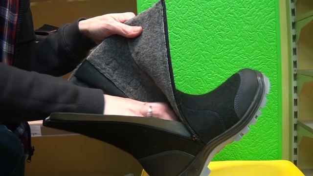 Валенки для мальчика подростка Котофей 767024-41 ▶ Видеообзор смотреть онлайн