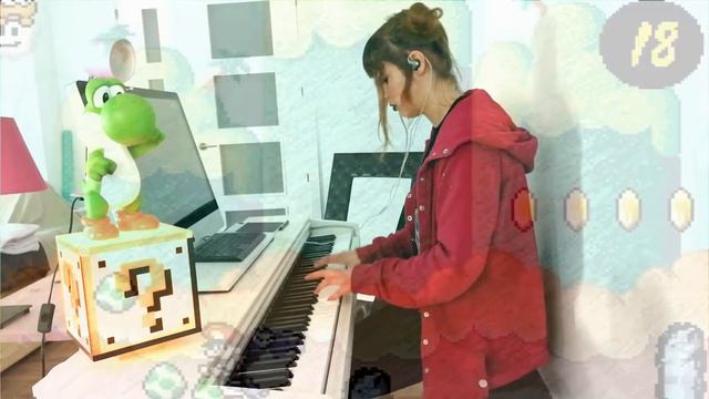 ATHLETIC THEME - YOSHI'S ISLAND (PIANO COVER) смотреть онлайн