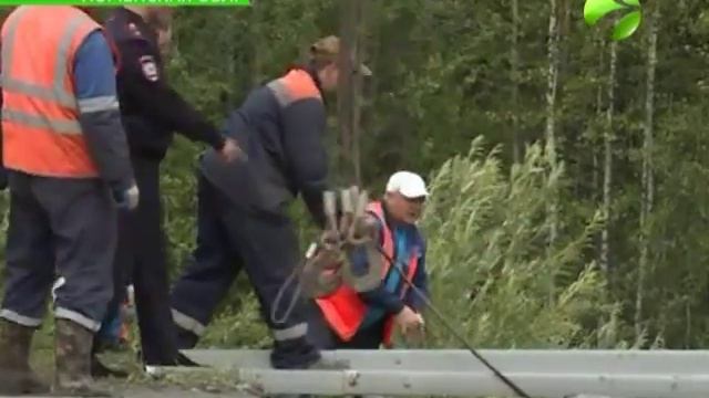 Движение на трассе Тюмень - Ханты-Мансийск восстановлено смотреть онлайн