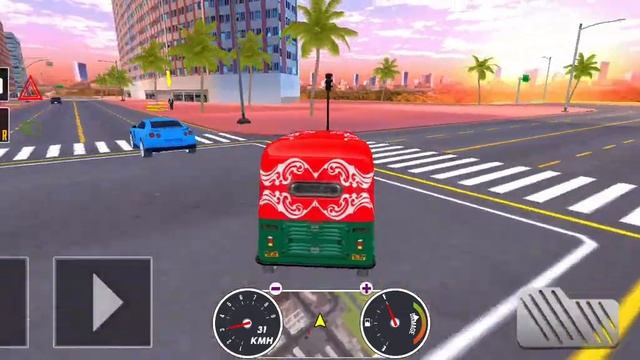 Indian Tuk Tuk Auto Rickshaw Driving - Tuk Tuk Rickshaw Simulator - Android Gameplay смотреть онлайн