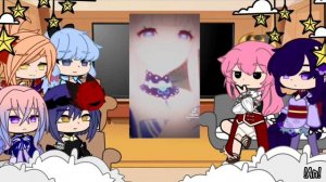 Реакция Genshin Impact на Инадзуму/Genshin Impact reaction to Inazuma()Girls()Gacha Club