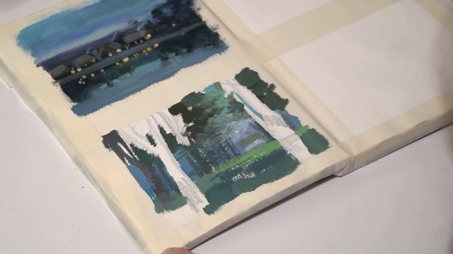 Заполняю sketchbook / Зарисовки за 30 мин / Пейзажи в миниатюрах | 30 min for sketches | Landscapes смотреть онлайн