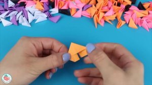 How to Fold 3D Origami Pieces - Make the 3D Origami Triangle Units (3D Origami Basics)!