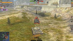 WoT Blitz - Т-54 (Обзор) Лучший СТ на уровне, т54 нагибает Рандом?