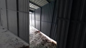Сборно-Разборный Металлический Гараж с Подъемными воротами. Обзор Гаража после монтажа. Челябинск