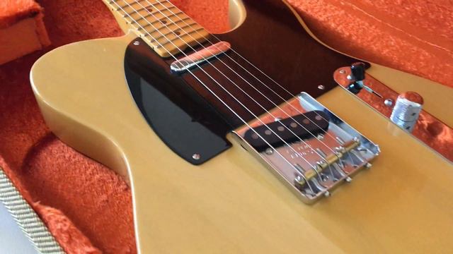 Fender American Vintage '52 Telecaster "Thin Skin" 2011 Butterscotch Blonde смотреть онлайн
