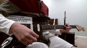 Kurt Cobain Vandalism Strat Replica (Tone Demo)