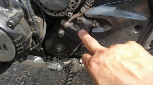 Заменил двигатель на Yamaha FJ1200 часть 2.