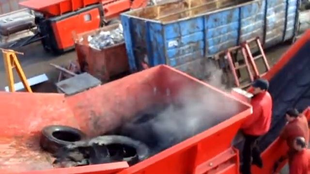 шредер для измельчения резины