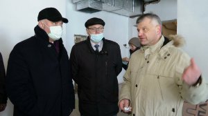 Осмотр хода строительства школы в селе Помоздино Усть-Куломского района