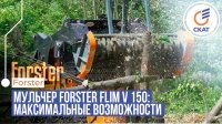 Мульчер FORESTER FLIM-V 150. Обзор и работа. Мульчер FORESTER FLIM-V 150. Обзор и работа.
