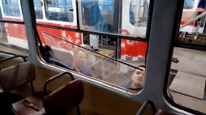 Подготовка территории трамвайного парка к всероссийскому конкурсу "Лучший водитель трамвая 2021"