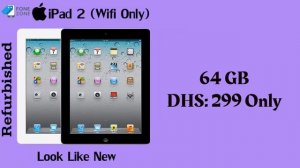 iPad 2 Wifi (16 GB, 32 GB, 64 GB) Refurbished, Free home Delivery