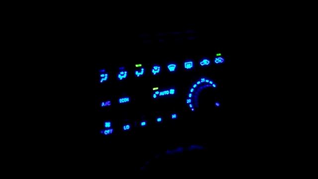 Подсветка блока управления печки своими руками смотреть онлайн