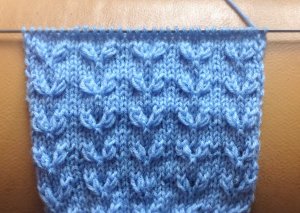 Узор спицами для кофточек и детской одежды