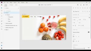 design landing page website adobe xd