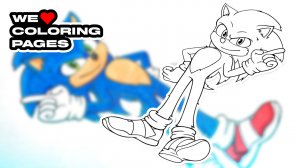 #65 Ежик Соник Раскраска | МЫ ❤️ РАСКРАСКИ