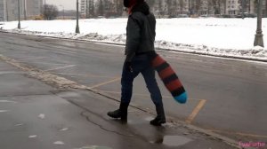 Эрик Енот приехал на прогулку в Тропарёвский парк
