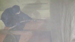 Строительство и утепление бани по технологии ППУ напыления на оборудовании ДУГА П 0 завода ВЗСТО HD