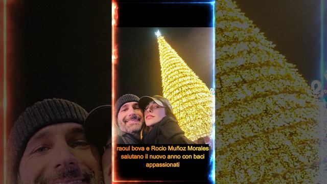 Raoul Bova e Rocio Muñoz un Capodanno d'Amore a Madrid