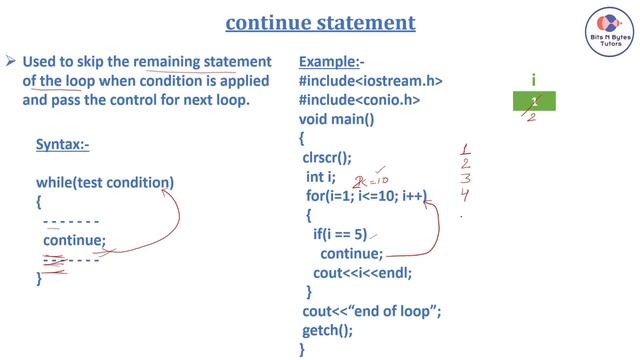 Jump Statement in C++ | break | continue | goto | exit() function
