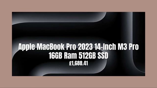 Apple MacBook Pro 2023 14 Inch M3 Pro 16GB Ram 512GB SSD смотреть онлайн