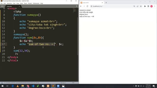 Functions in PHP? смотреть онлайн