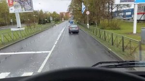Еду по Кронштадту на Volvo FMx-420