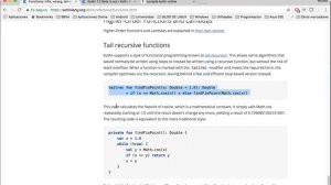 Kotlin - TailRec, Novedades Kotlin 1.2