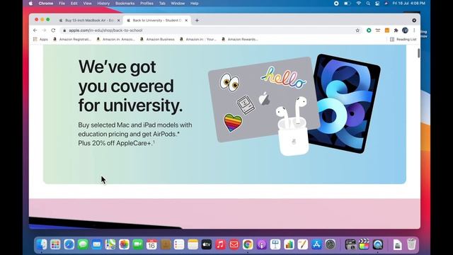 MacBook Air M1 @69000??| Free AirPods???| IIM JAMMU?● Life at IIM ●