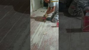 Как выровнять деревянный пол
