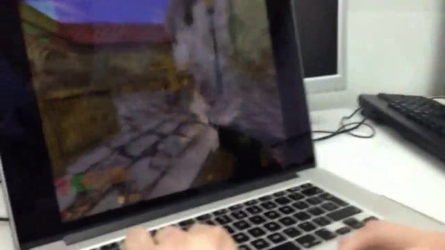 Counter Strike 1.6 Gameplay on MacBook touchpad  Non official TimersGame parody