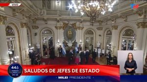 En Casa Rosada, Javier Milei recibió a las comitivas extranjeras