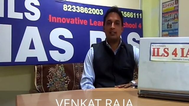 R SANTOSH'S IAS ACADEMY, IAS Topper Interview 2014 Venkat Raja Complete Interview