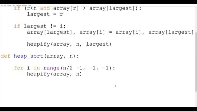 Heap Sort explained in Python-ChipTalksComputers