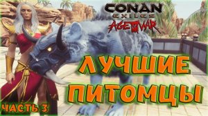 Conan Exiles - ЛУЧШИЕ ПИТОМЦЫ - СПУТНИКИ! СИЛА, РЕСПАВН! САМЫЕ ПОЛЕЗНЫЕ ЖИВОТНЫЕ. ЗЕМЛИ ИЗГНАННИКОВ.