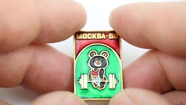 Обзор олимпийских значков 3. Моя коллекция. Летние Олимпийские игры 1980