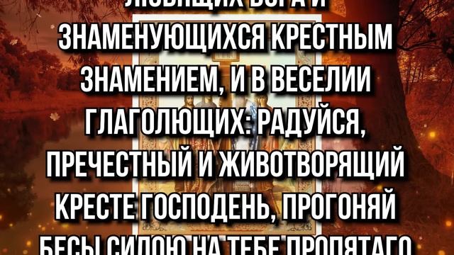 В СУББОТУ ПРЕД ИКОНОЮ ЧЕСТНОГО ЖИВОТВОРЯЩЕГО КРЕСТА ПОМОЛИСЬ! Он источает чудеса и исцеления