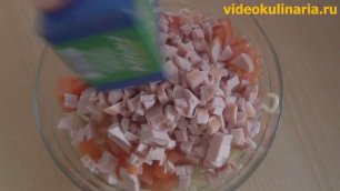 Как приготовить салат из макарон